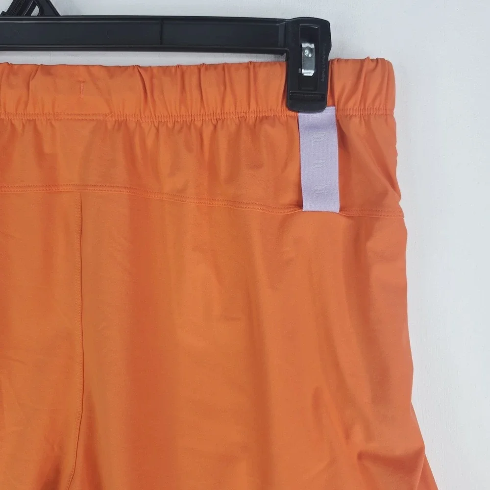 Fabletics The One Shorts Men's XL Orange Athletic Linerless Gym Shorts 7
